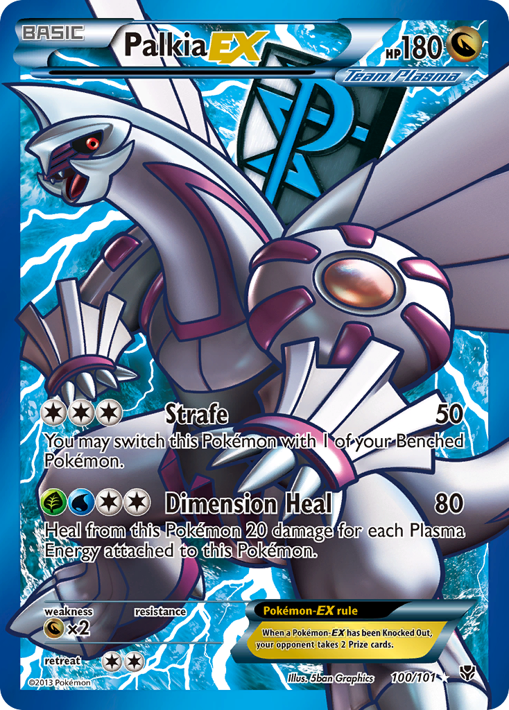 Palkia EX (100/101) [Black & White: Plasma Blast] | Gam3 Escape