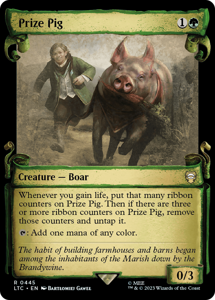 Prize Pig [The Lord of the Rings: Tales of Middle-Earth Commander Showcase Scrolls] | Gam3 Escape