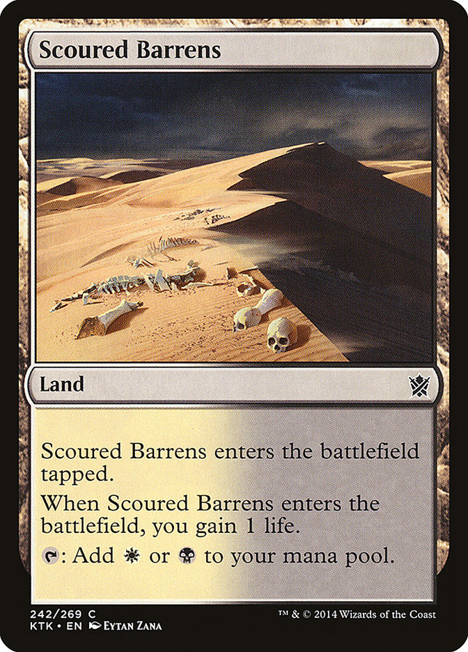 Scoured Barrens [Khans of Tarkir] | Gam3 Escape