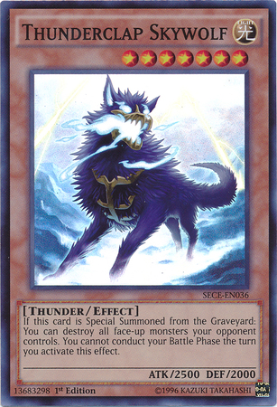 Thunderclap Skywolf [SECE-EN036] Super Rare | Gam3 Escape