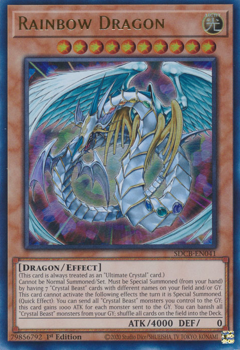 Rainbow Dragon [SDCB-EN041] Ultra Rare | Gam3 Escape