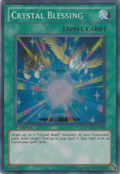 Crystal Blessing [RYMP-EN050] Secret Rare | Gam3 Escape