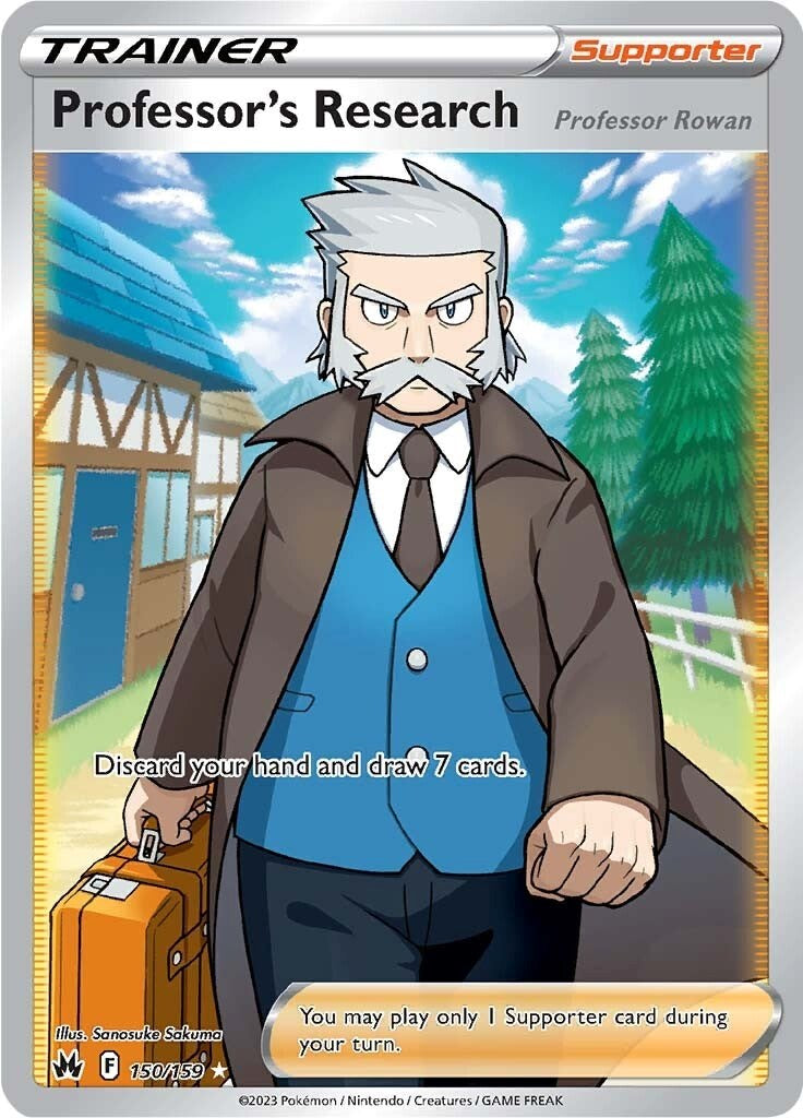 Professor's Research (150/159) (Full Art) [Sword & Shield: Crown Zenith] | Gam3 Escape