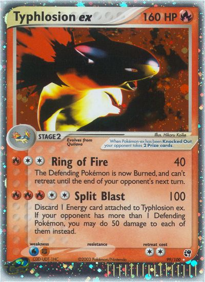 Typhlosion ex (99/100) [EX: Sandstorm] | Gam3 Escape