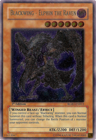 Blackwing - Elphin the Raven (UTR) [RGBT-EN013] Ultimate Rare | Gam3 Escape