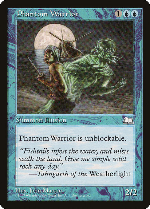 Phantom Warrior [Weatherlight] | Gam3 Escape