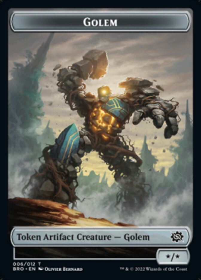 Golem Token [The Brothers' War Tokens] | Gam3 Escape