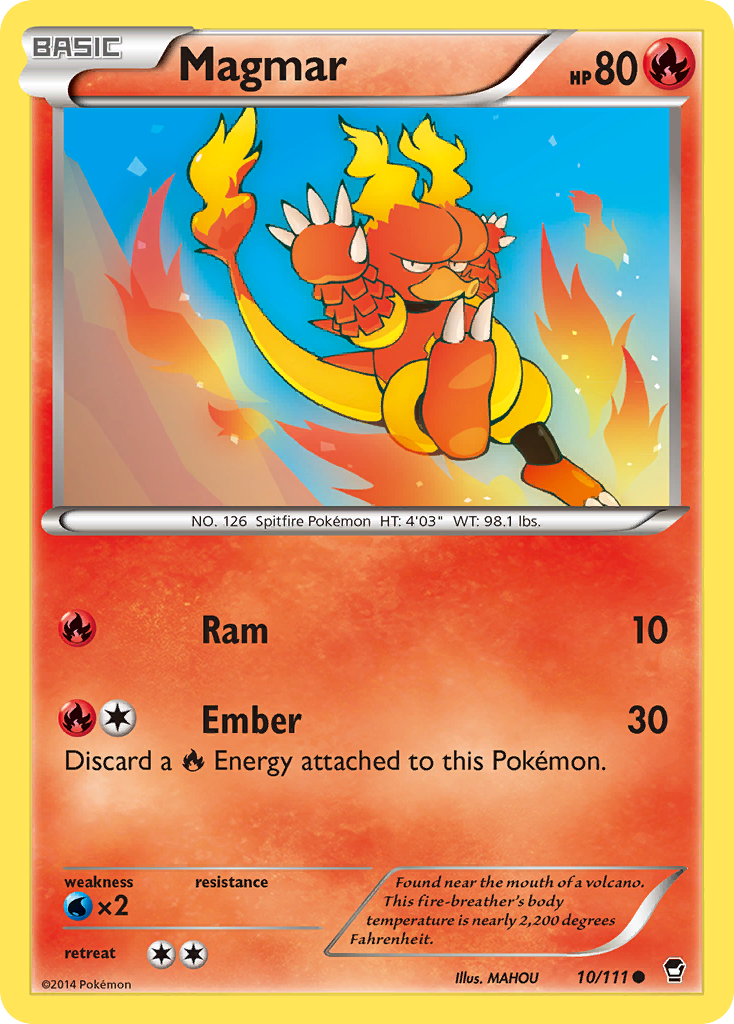 Magmar (10/111) [XY: Furious Fists] | Gam3 Escape