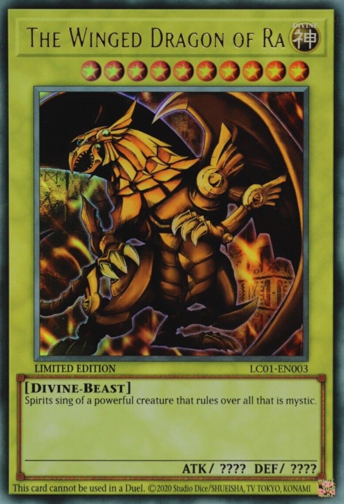 The Winged Dragon of Ra (25th Anniversary) [LC01-EN003] Ultra Rare | Gam3 Escape