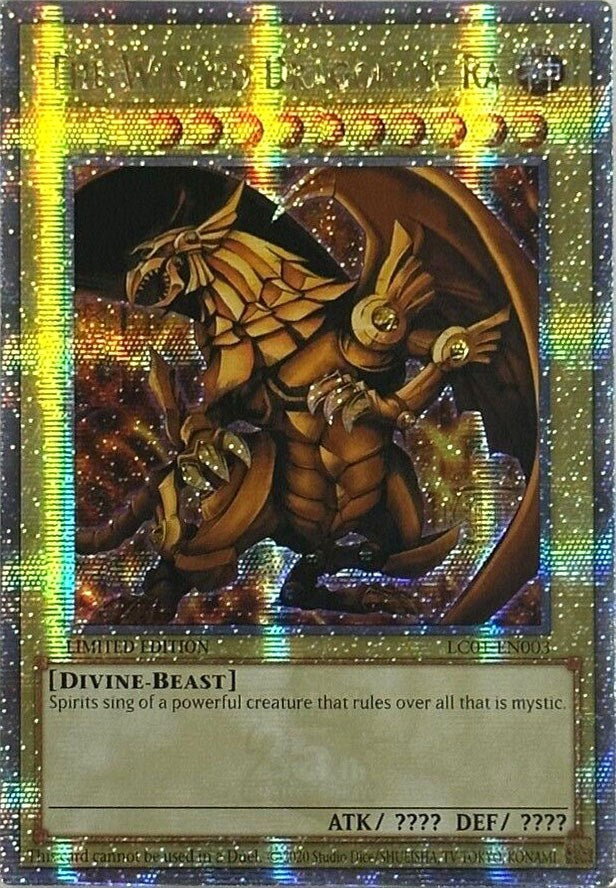 The Winged Dragon of Ra (25th Anniversary) [LC01-EN003] Quarter Century Secret Rare | Gam3 Escape