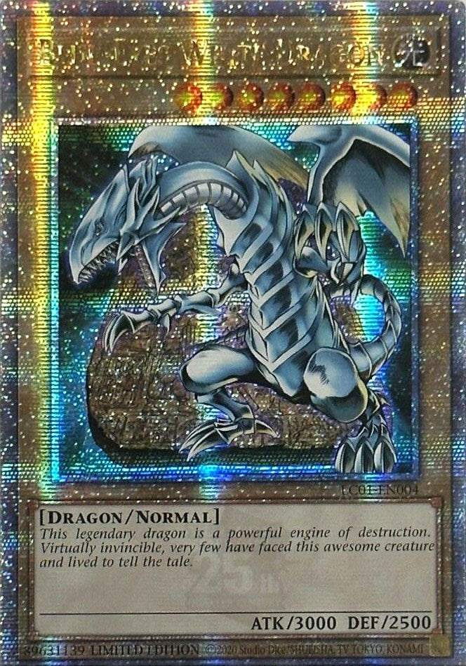 Blue-Eyes White Dragon (25th Anniversary) [LC01-EN004] Quarter Century Secret Rare | Gam3 Escape