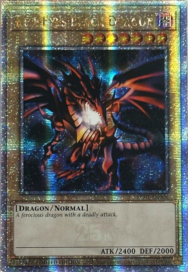 Red-Eyes Black Dragon (25th Anniversary) [LC01-EN006] Quarter Century Secret Rare | Gam3 Escape