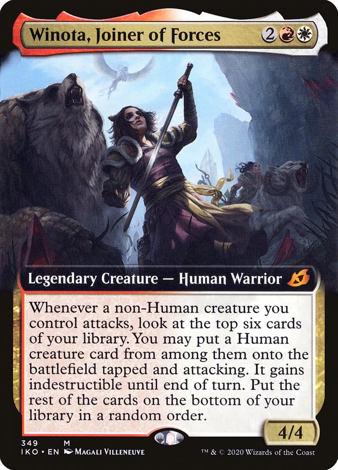 Winota, Joiner of Forces (Extended Art) [Ikoria: Lair of Behemoths] | Gam3 Escape