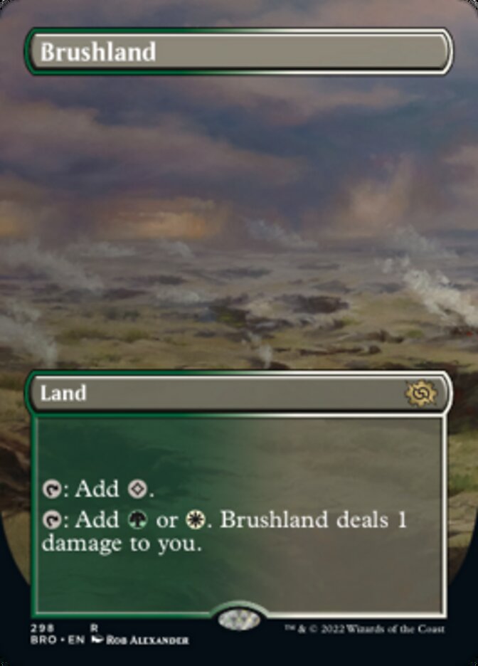 Brushland (Borderless Alternate Art) [The Brothers' War] | Gam3 Escape