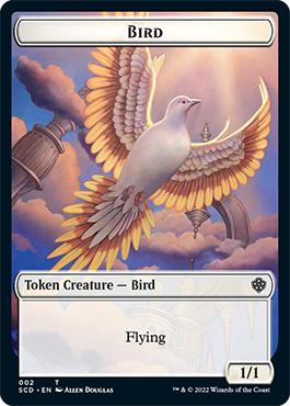 Bird // Faerie Double-Sided Token [Starter Commander Decks] | Gam3 Escape