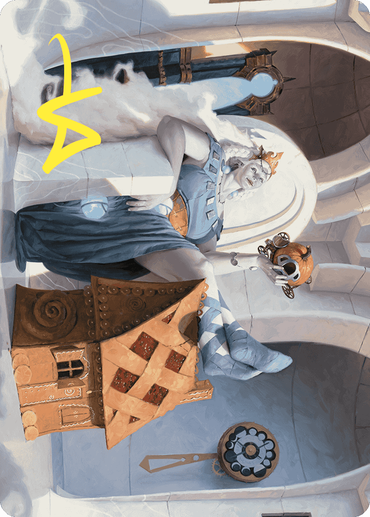 Beluna Grandsquall Art Card (Gold-Stamped Signature) [Wilds of Eldraine Art Series] | Gam3 Escape
