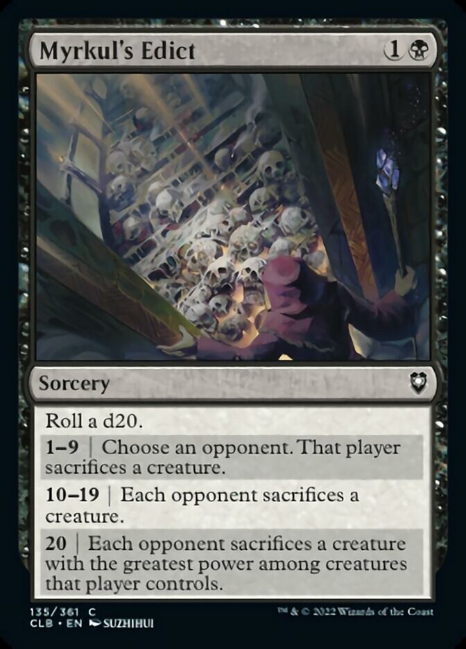 Myrkul's Edict [Commander Legends: Battle for Baldur's Gate] | Gam3 Escape