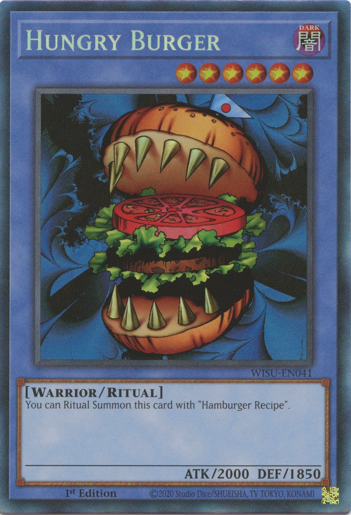 Hungry Burger [WISU-EN041] Collector's Rare | Gam3 Escape