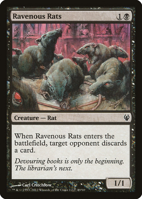 Ravenous Rats [Duel Decks: Izzet vs. Golgari] | Gam3 Escape