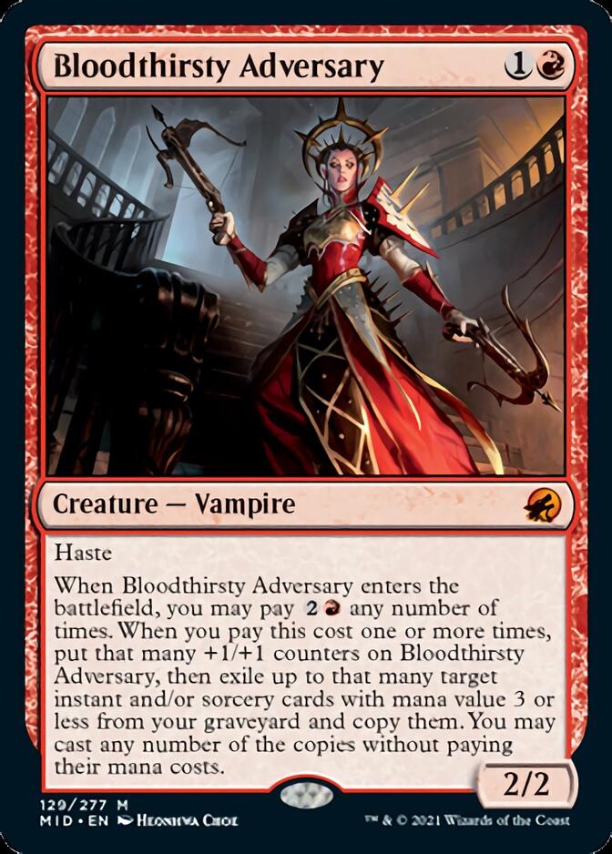 Bloodthirsty Adversary [Innistrad: Midnight Hunt] | Gam3 Escape