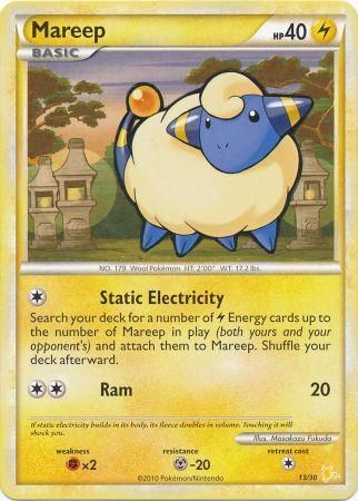 Mareep (13/30) [HeartGold & SoulSilver: Trainer Kit - Raichu] | Gam3 Escape