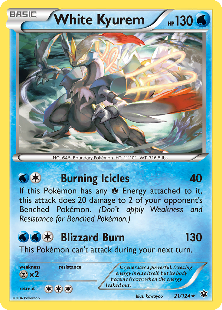 White Kyurem (21/124) [XY: Fates Collide] | Gam3 Escape