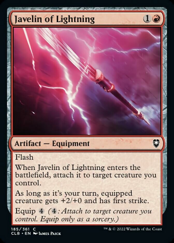 Javelin of Lightning [Commander Legends: Battle for Baldur's Gate] | Gam3 Escape