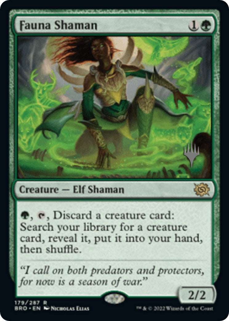 Fauna Shaman (Promo Pack) [The Brothers' War Promos] | Gam3 Escape