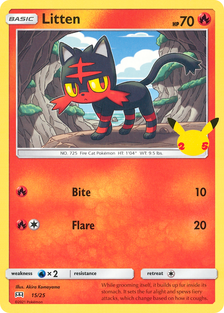 Litten (15/25) [McDonald's 25th Anniversary] | Gam3 Escape