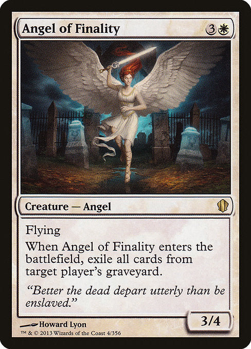 Angel of Finality [Commander 2013] | Gam3 Escape