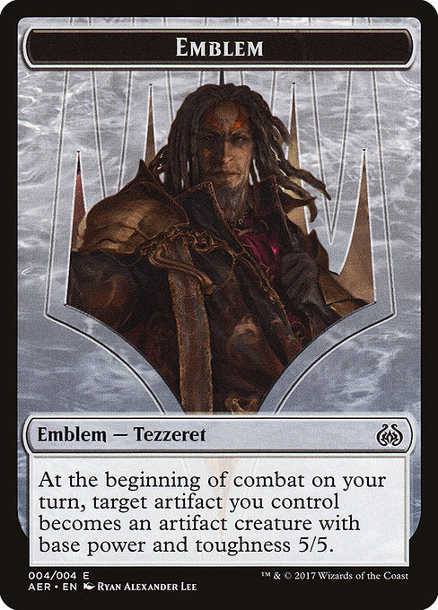 Tezzeret the Schemer Emblem [Aether Revolt Tokens] | Gam3 Escape
