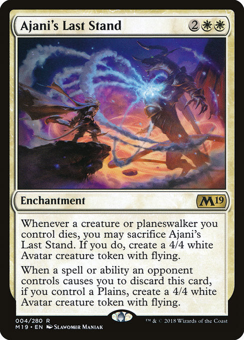 Ajani's Last Stand [Core Set 2019] | Gam3 Escape