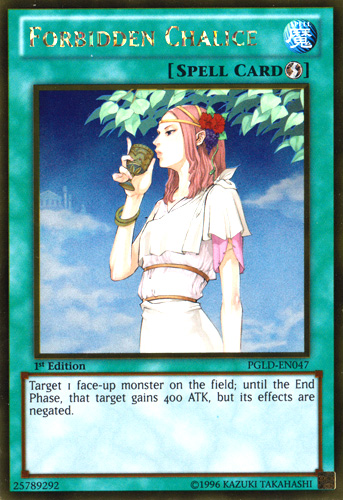 Forbidden Chalice [PGLD-EN047] Gold Rare | Gam3 Escape