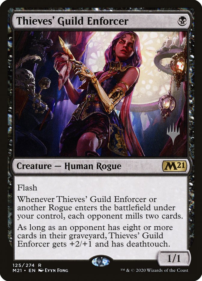 Thieves' Guild Enforcer (Promo Pack) [Core Set 2021 Promos] | Gam3 Escape