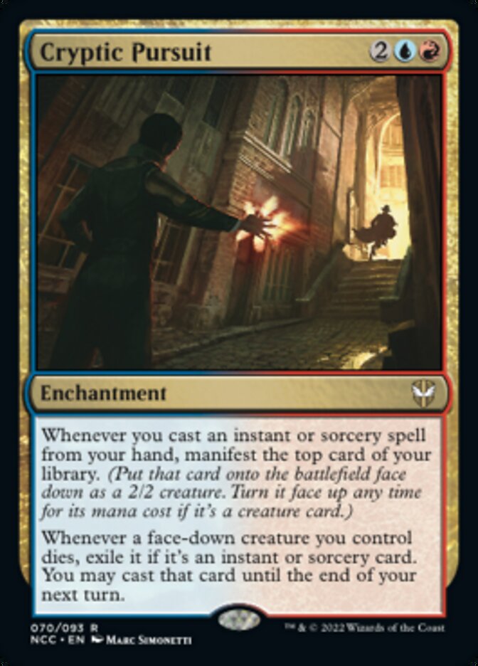Cryptic Pursuit [Streets of New Capenna Commander] | Gam3 Escape