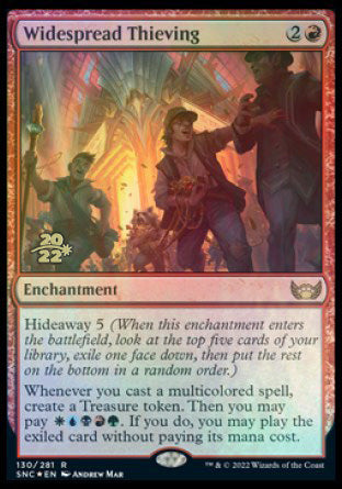 Widespread Thieving [Streets of New Capenna Prerelease Promos] | Gam3 Escape