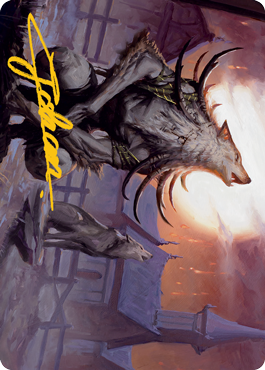 Lord of the Ulvenwald Art Card (Gold-Stamped Signature) [Innistrad: Midnight Hunt Art Series] | Gam3 Escape