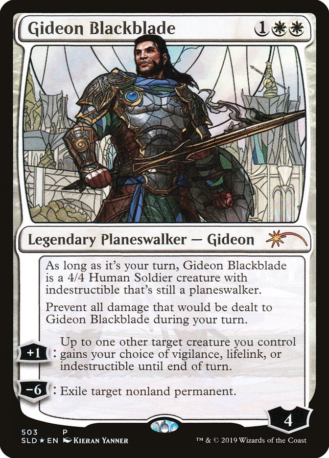 Gideon Blackblade (Stained Glass) [Secret Lair Drop Promos] | Gam3 Escape