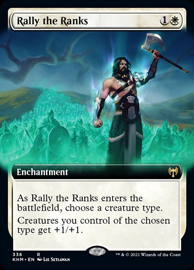 Rally the Ranks (Extended Art) [Kaldheim] | Gam3 Escape