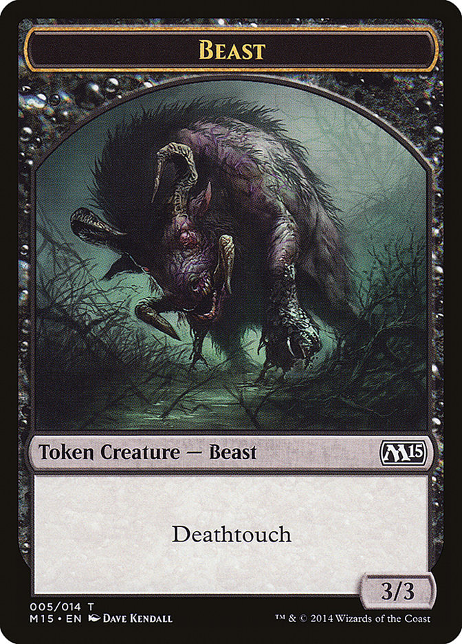 Beast (005/014) [Magic 2015 Tokens] | Gam3 Escape