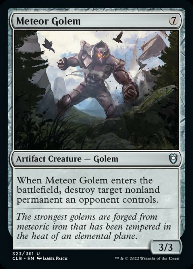 Meteor Golem [Commander Legends: Battle for Baldur's Gate] | Gam3 Escape