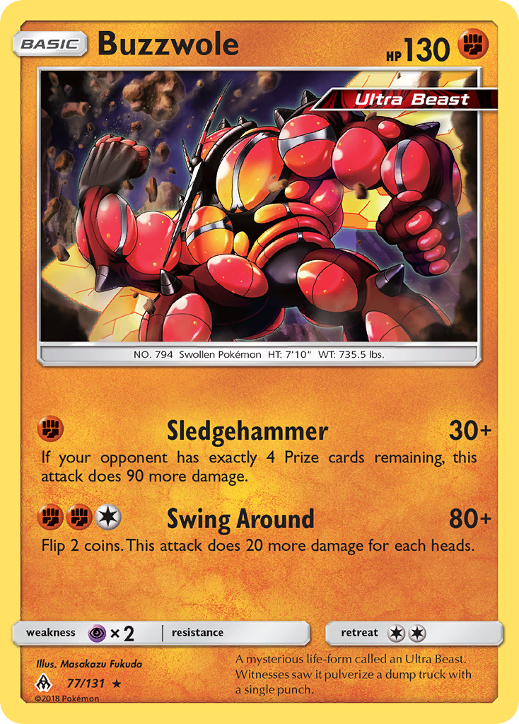 Buzzwole (77/131) [Sun & Moon: Forbidden Light] | Gam3 Escape