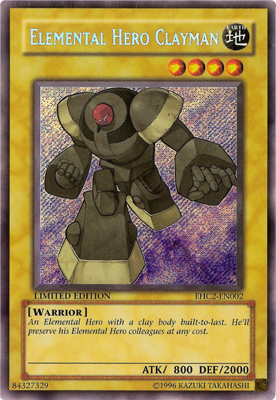 Elemental HERO Clayman [EHC2-EN002] Secret Rare | Gam3 Escape