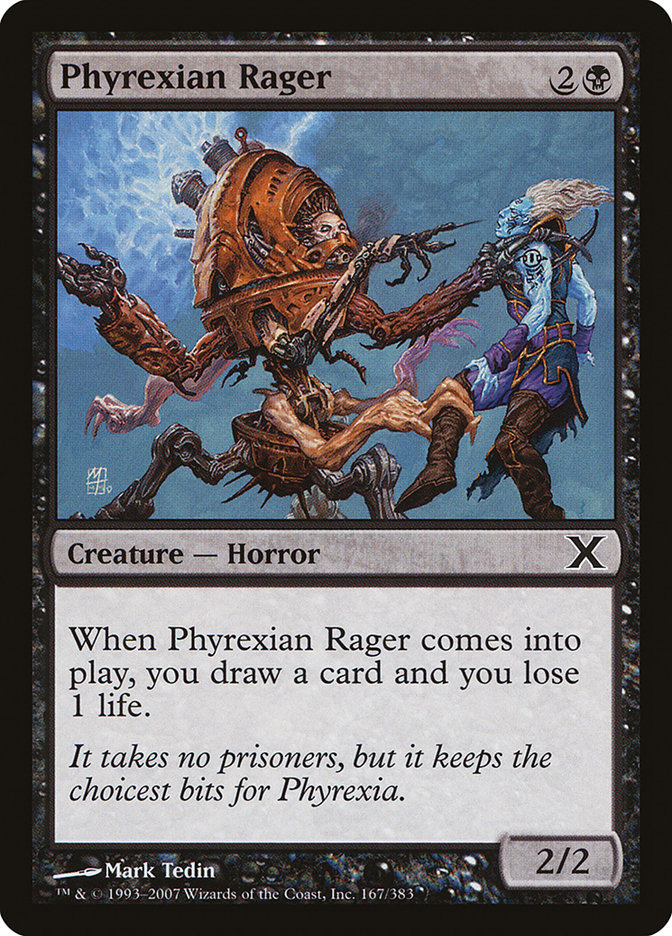 Phyrexian Rager [Tenth Edition] | Gam3 Escape