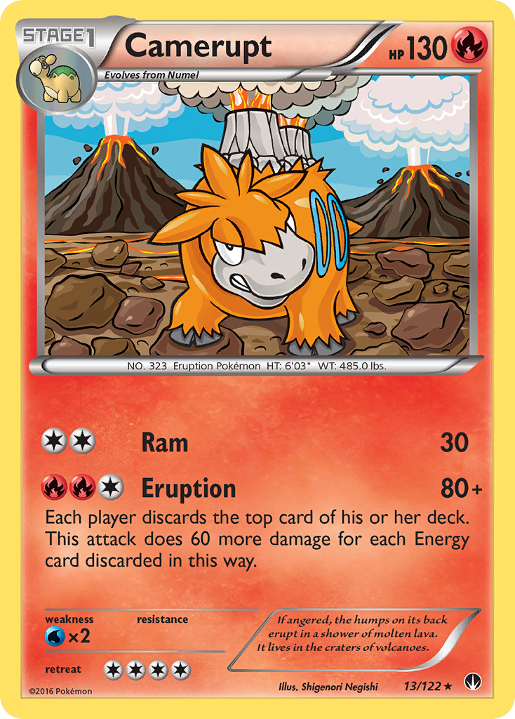 Camerupt (13/122) [XY: BREAKpoint] | Gam3 Escape