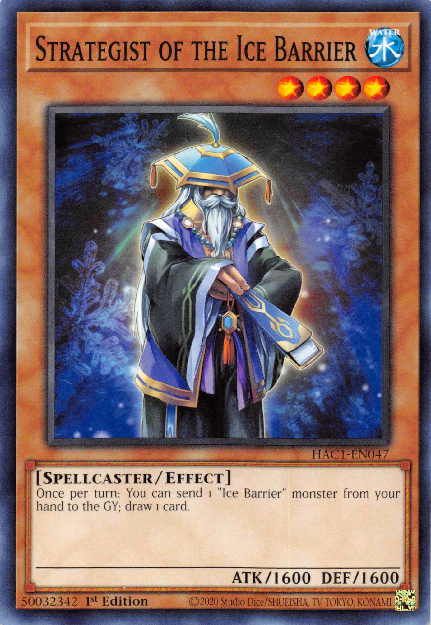 Strategist of the Ice Barrier (Duel Terminal) [HAC1-EN047] Parallel Rare | Gam3 Escape