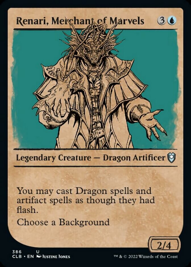 Renari, Merchant of Marvels (Showcase) [Commander Legends: Battle for Baldur's Gate] | Gam3 Escape