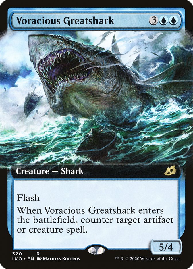Voracious Greatshark (Extended Art) [Ikoria: Lair of Behemoths] | Gam3 Escape