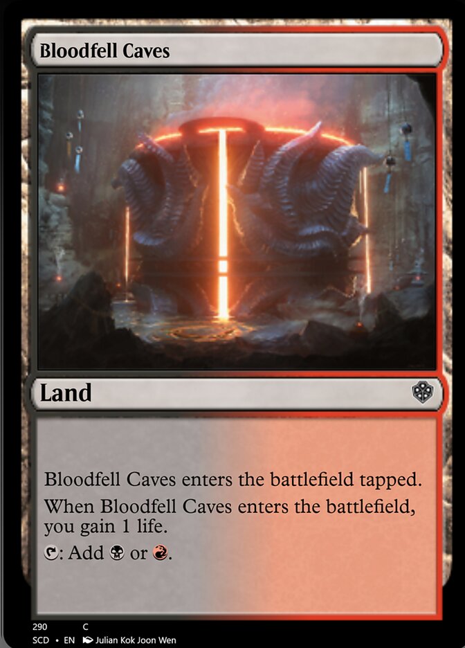 Bloodfell Caves [Starter Commander Decks] | Gam3 Escape