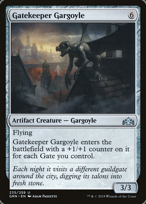 Gatekeeper Gargoyle [Guilds of Ravnica] | Gam3 Escape